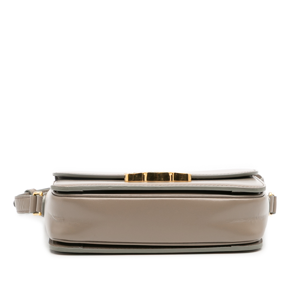 Pre-Loved Celine Teen Shiny Calfskin Triomphe Crossbody - Picture 3 of 12
